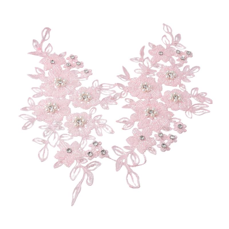 Handmade Sequin Decorative Patch Applique DIY Fabric Patch Cloth Sticker Beaded Flower Multiple Styles Fashion Accessories