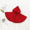 LYING Baby Hooded Red Hoodie for Cold Weather Baby Shower Size Poncho, Coat, Kids' Cloak, Cape, Girls, Toddlers, Halloween, Christmas, Fall/Winter