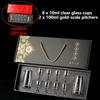 Kristallglas Wein-Teiler-Set Kurzes Tassen-Set Spirituosen-Glas Wein-Spender Wodka Brandy Chinesische Weingläser Tasse Geschenk für Mann