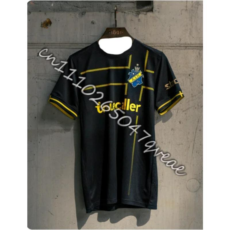 T-shirt for Men Summer Sweden Football Short Sleeve T-shirt 3D Print AIK Fotboll Jersey Kit 25-26 Home Jersey Kit