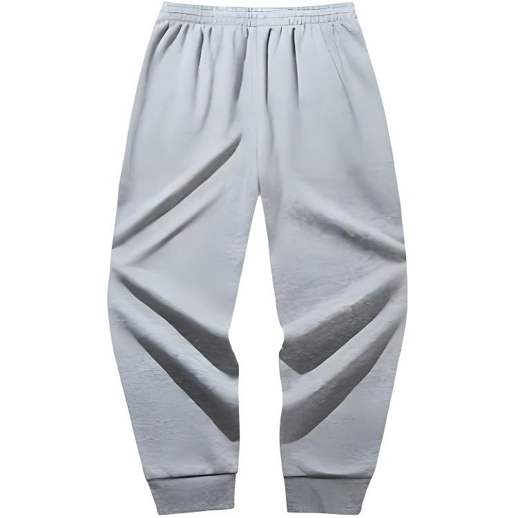 Anta Casual Simple Solid Color Fleece Cuffed Drawstring Knitted Sports Pants Women bottoms 962447307-2