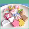 Cute Cartoon Rainbow Bunny Balloon Resin Accessories For Diy Hair Accessories And Phone Cases