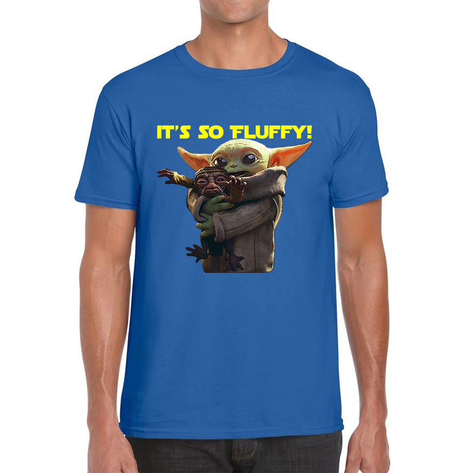 

It s So Fluffy Feed Me I m Pretty Stop Wars Dandalorian Movie Series Mens Tee Top 4XL