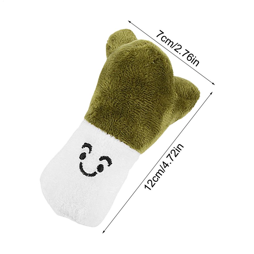 Plush Vegetable Dog Toy Dog Plush Vegetable Themed Interactive Stuffed Toy Vegetable Shaped Chewing Toy Sturdy Small Puppy Toys