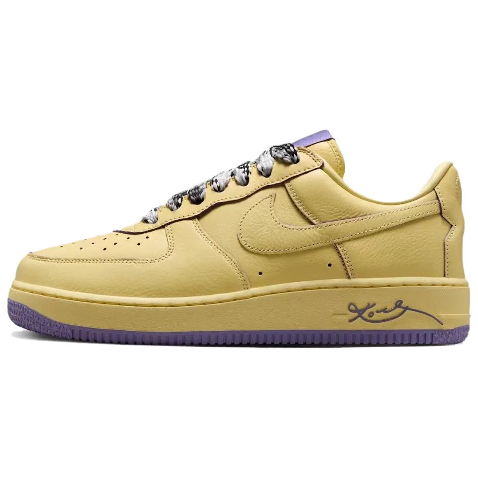 Nike Kobe Bryant X Air Force 1 Low Protro Mamba Mentality Unisex Sneakers Yellow Soft-Yellow HV9408-700