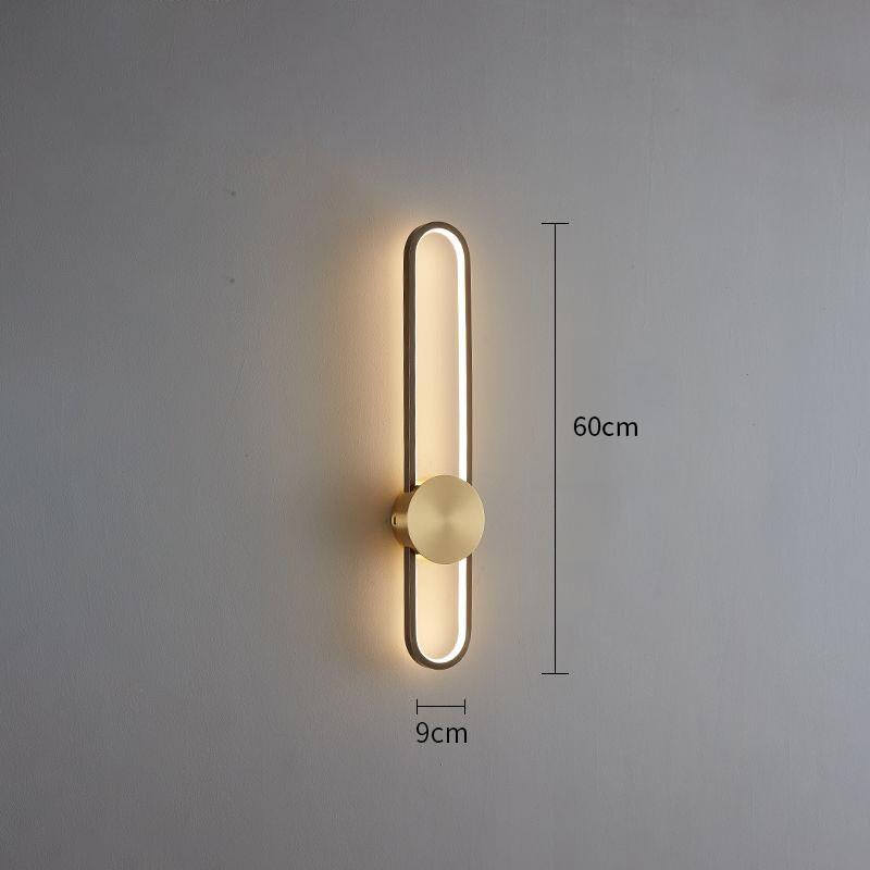 Multi-Color Adjustable Bedside Wall Lamp Modern Nordic Simple Wall Light Bedroom Bedside Lamp Living Room Led Lighting Fixture