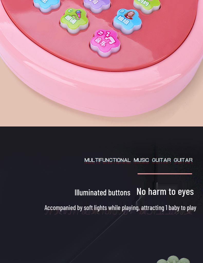 Children's Multifunctional Electronic Music Guitar & Keyboard Toy for Early Education