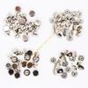 50Pcs Leather Rivets Studs Set Heavy Duty Iron Metal Screws Rivets for Handmade Bag Clothing Repair Sewing Craft Project 55KF