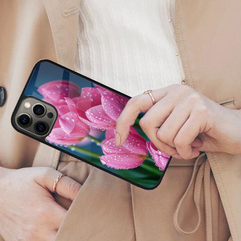 

Tulip Flower 2 Magnetic Phone Case For APPLE iPhone 17 Air 16 14 13 12 Pro Max 15 Plus Wireless Charge With MagSafe Cover iPhone 13mini