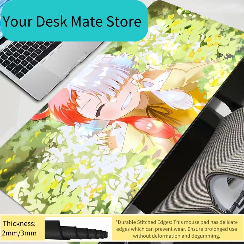 Charlotte Anime Extended Gaming Mouse Pad NonSlip AntiDirt Large Desk Mat
