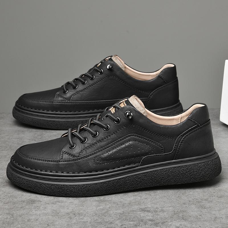Fashion Fashion Brand Men's Oxford Shoes High-quality Men's Genuine Leather Casual Shoes Outdoor Hiking Shoes Anti Slip Wear-resistant