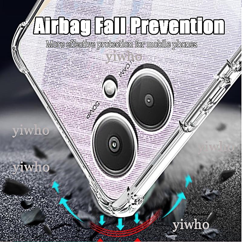 Transparent Phone Case for Redmi 13c 5G Back Cover On Redmi 12 13 C 5G 4G 10A 10C 9A NFC Protective Camera Shell