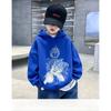 Japanese style Kids Hoodie Autumn Winter Dragon Ball Vegeta Character Print Pullover Sweatshirt Casual Long Sleeve Hooded Tops