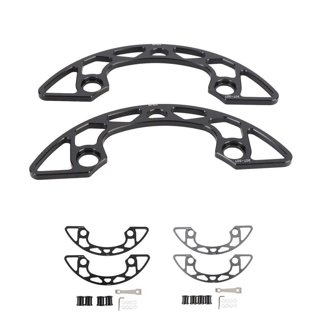 Kettenblattschutz Aluminiumlegierung Getrennter Kurbelsatz Kettenradschutzabdeckung für 30Z bis 32Z 104 BCD