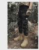 Men's High-Top Leather Outdoor Work Boots - Large Size, Lace-Up, Thick-Sole for Hiking, Autumn/Winter.