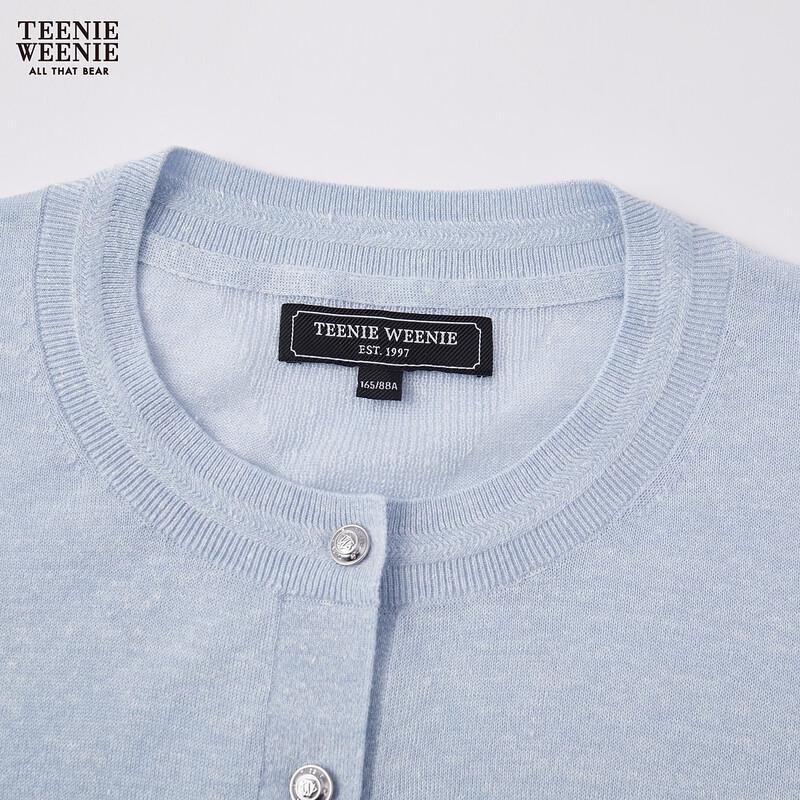 Teenie Weenie Women's Bear Letter Knit Cardigan