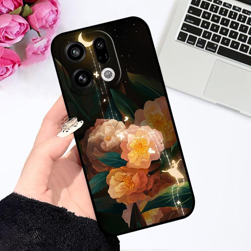 For Oppo Find X9 Pro Case FindX9 PLJ110 Soft TPU Silicone Phone Case For OPPO Find X9Pro X 9 Pro Protective Back Shell Cartoon
