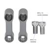 10mm Mirror Risers Extenders Aluminium Alloy Spacers Extension Adapter Kit for F900XR F900R S1000XR S1000R