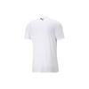 Puma Logo Print Crew Neck Short Sleeve T-Shirt Men Tops White 536488-01