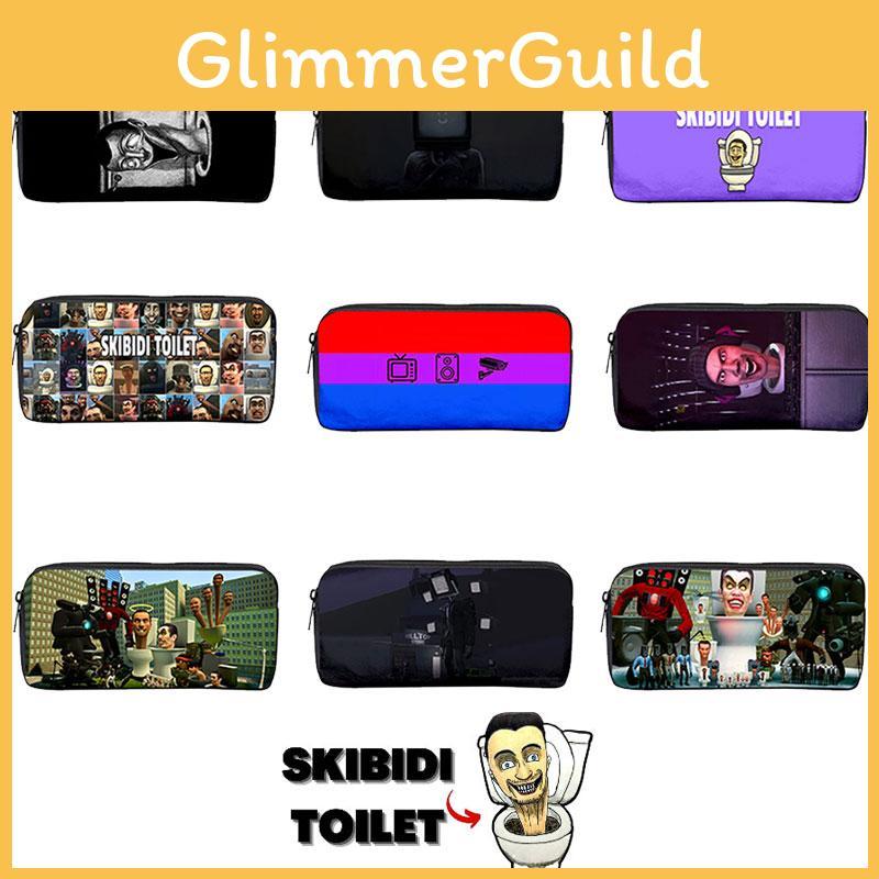 Skibidi Toilet Jogo 3d Transfronteiriço Novo Produto Estojo de Nylon para Estudantes