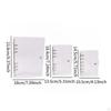 3 Pieces Binder Planner Cover PVC Transparent Notebook Protector Refillable Loose Folder Organizer