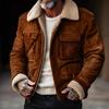 Men's Retro Lapel Multi-pocket Jacket - 2025 Autumn/Winter European and American Style