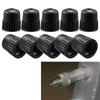 10/30/50Pcs Black Valve Caps Plastic Bike Tire Caps Air Dust Covers-Used on Valves for Bicycle, MTB Mountain, Road Bike