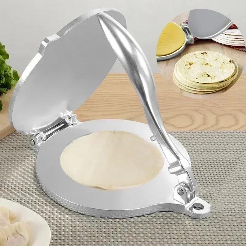 16/20CM DIY Tortilla Press Maker Aluminium Alloy Manual Corn Tortillas Dough Pressing Tools Kitchen Bakeware Cooking Accessories
