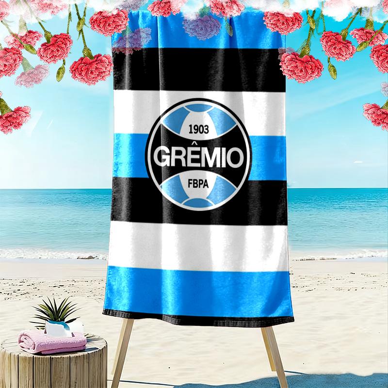 Grêmio Print Beach Towel, Large Soft Quick Dry Towel for Beach Camping Swimming