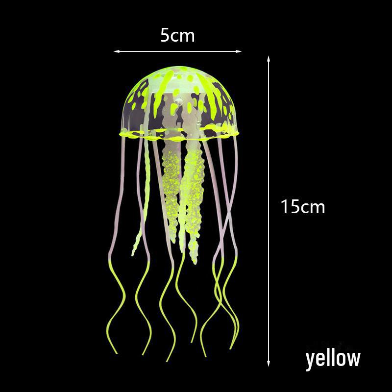 

Декор для аквариума с флуоресцентными медузами: Силиконовые украшения для аквариума малого/среднего размера для внутреннего ландшафтного дизайна