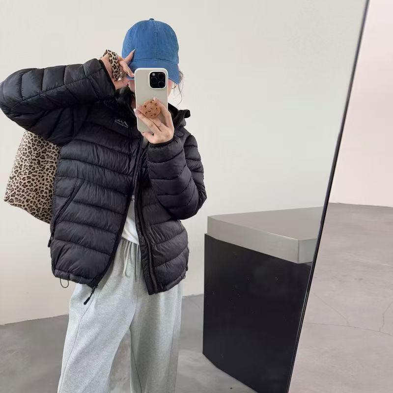 Fashion Loose Warm Down Cotton Jacket Women Winter Lightweight Hooded Korean Style Coat