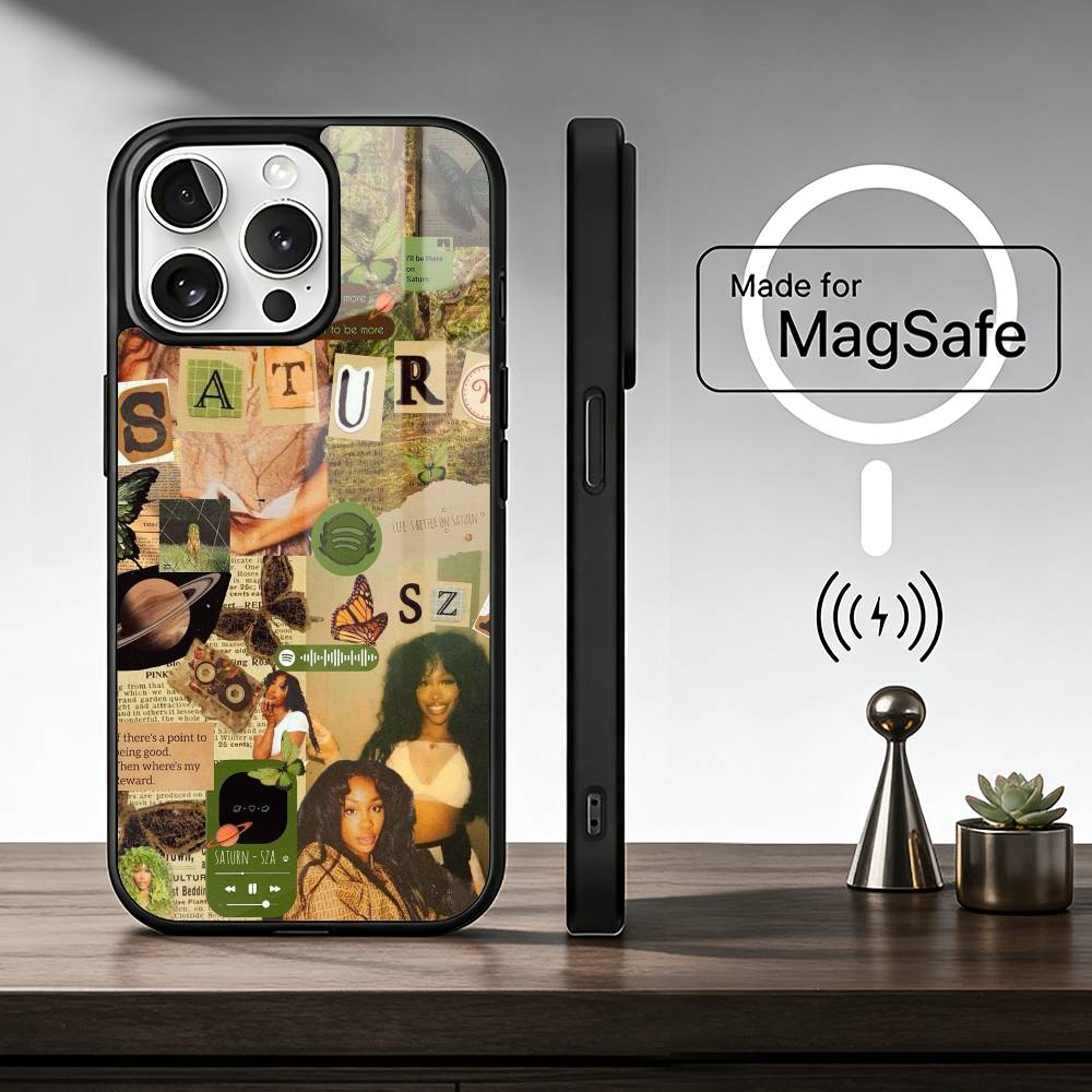 Rapper S-SZA Phone Case For iPhone17,16,15,14,13,12,11 Plus,Pro Max For Magsafe Wireless Charging