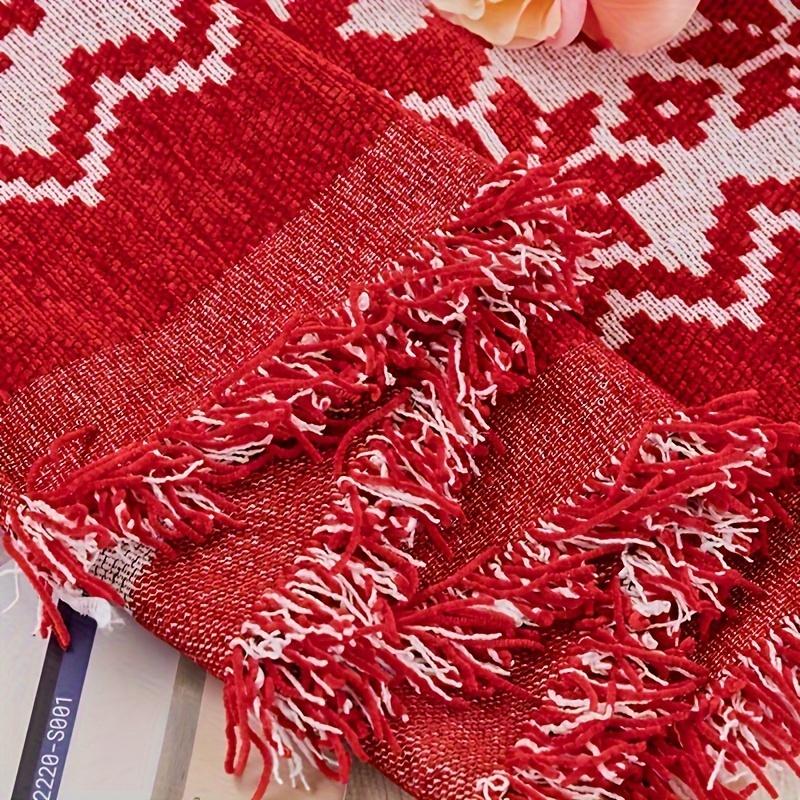 Chenille Sofa Slipcover,Christmas Pattern Sofa Cover, Couch Cover Furniture Protector for Bedroom Office Living Room Home Decor