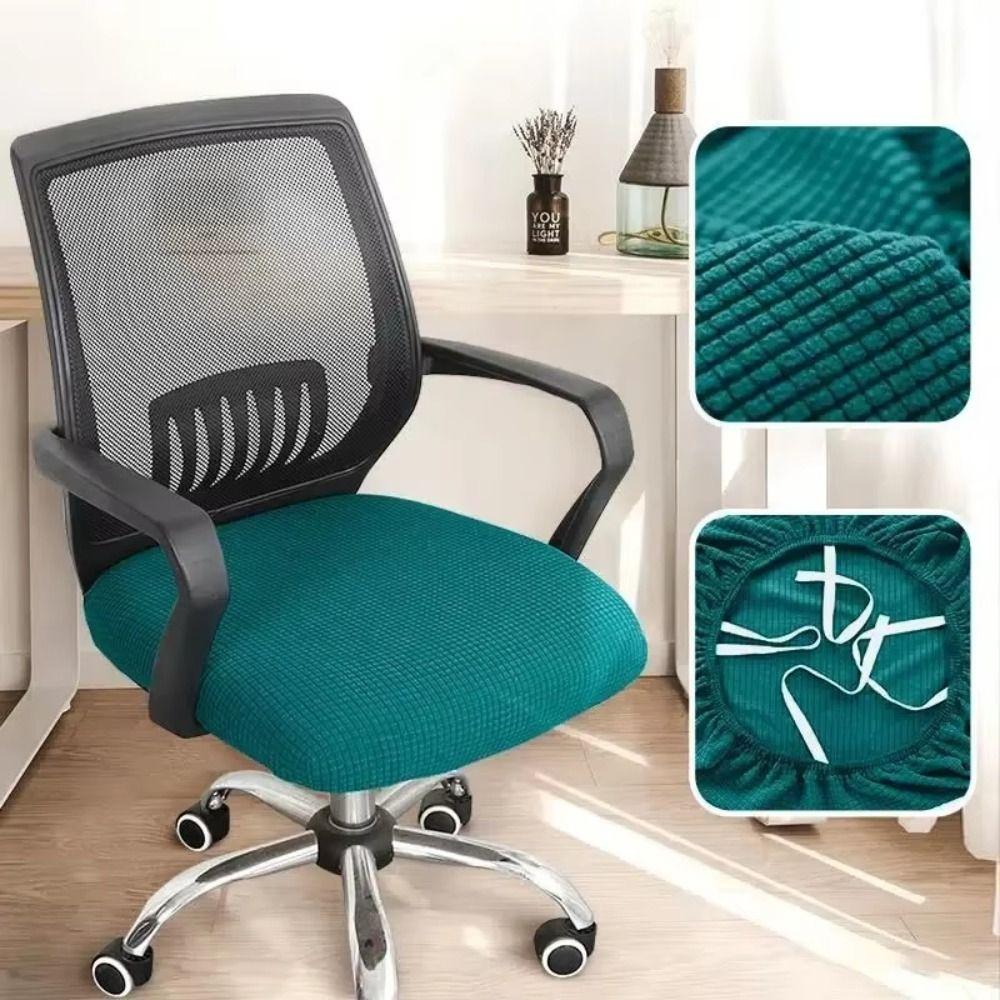 Thickened Office Chair Seat Covers Velvet Chair Cover Fashion Chair Dustproof Cover