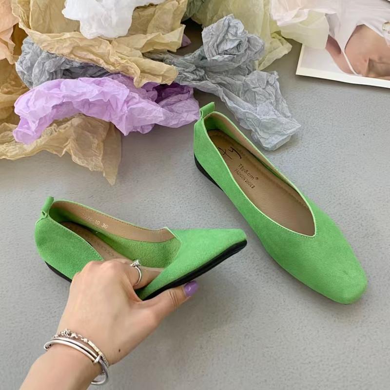Fashion Bailamos Women's Flats Round Toe Vintage Soft Loafers Comfortable Leather Slip On Ballet Shoes Female Dress Shoes Mujer