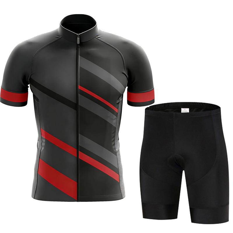 Team Men Summer Short Sleeve Set Breathable Racing Sport MTB Bicycle Clothes Outdoor Bike Uniform 2026 Summer Breathable Cycling Suit Set