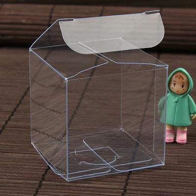 10Pcs PVC Packaging Box Transparent Cube Clear Candy Treat Wedding Shower Birthday Party Gift Packing Box 10x10x10cm