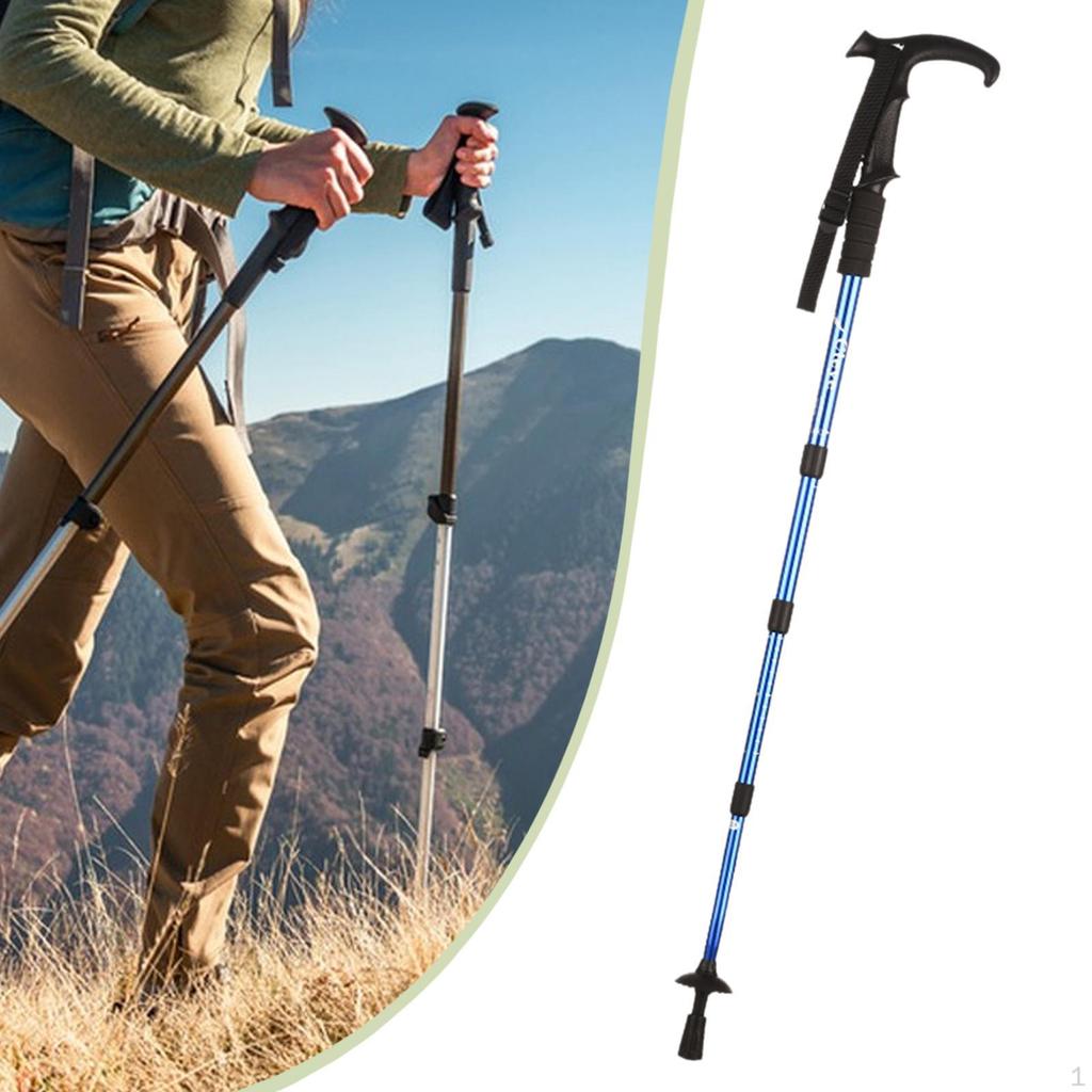 Hiking Poles Adjustable Portable Walking Cane for Backpacking