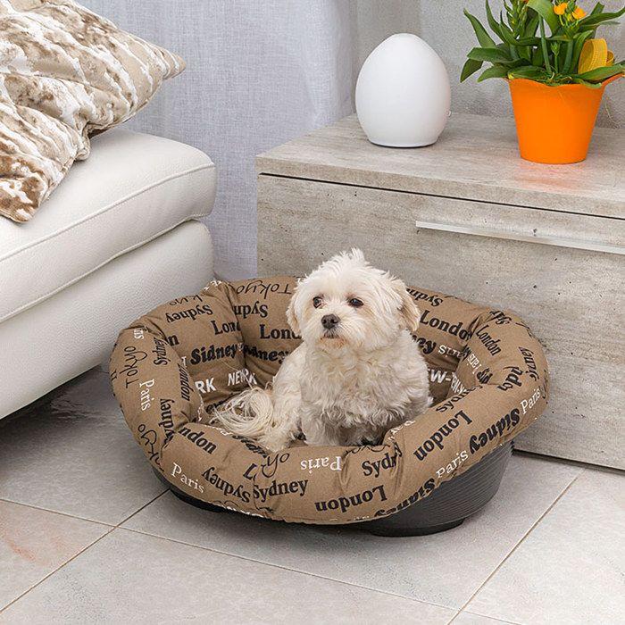 Kissen - Ferplast - Sofa - Beige - Größe XS - 59 x 46 cm - Für Hund