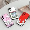 S-Simons-S I C-Cats Etui Na Telefon Dla Samsung S25,24,23,22,30,21,10,9,Ultra,Plus,Lite,FE,4,5 G Miękkie Czarne Etui