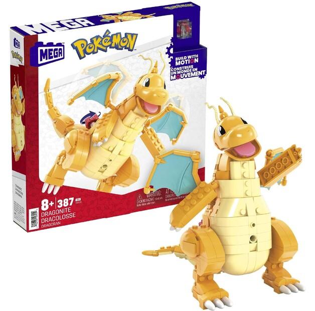 Конструктор пластиковый Mega Pokemon Dragonite набор кубиков HKT25