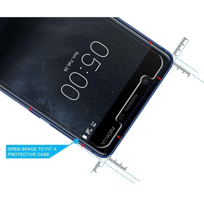 Screen Protector - Phonillico® - NOKIA 5 - Tempered Glass - Scratch Resistant - Transparent