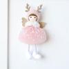 Soft Bead Gauze Skirt Angel Ornaments Handmade Christmas Tree Hanging Decoration  New Year Gift