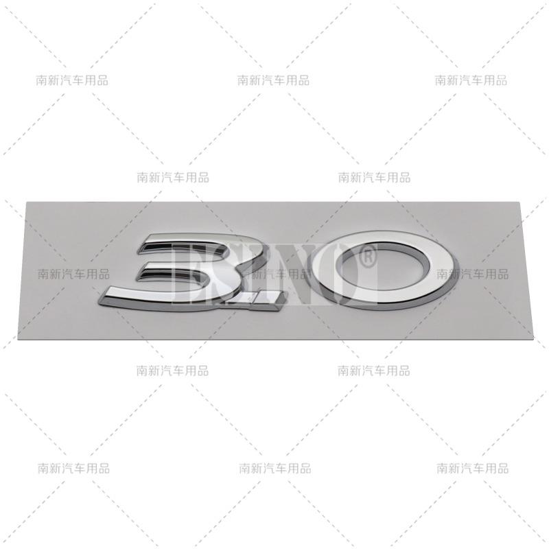 

Car Styling 3D 3.0 5.0 V6 V8 Car ABS RearTrunk Fender Adhesive Badge Body Tailgate Displaceme Emblem For Jaguar XE XF XJ