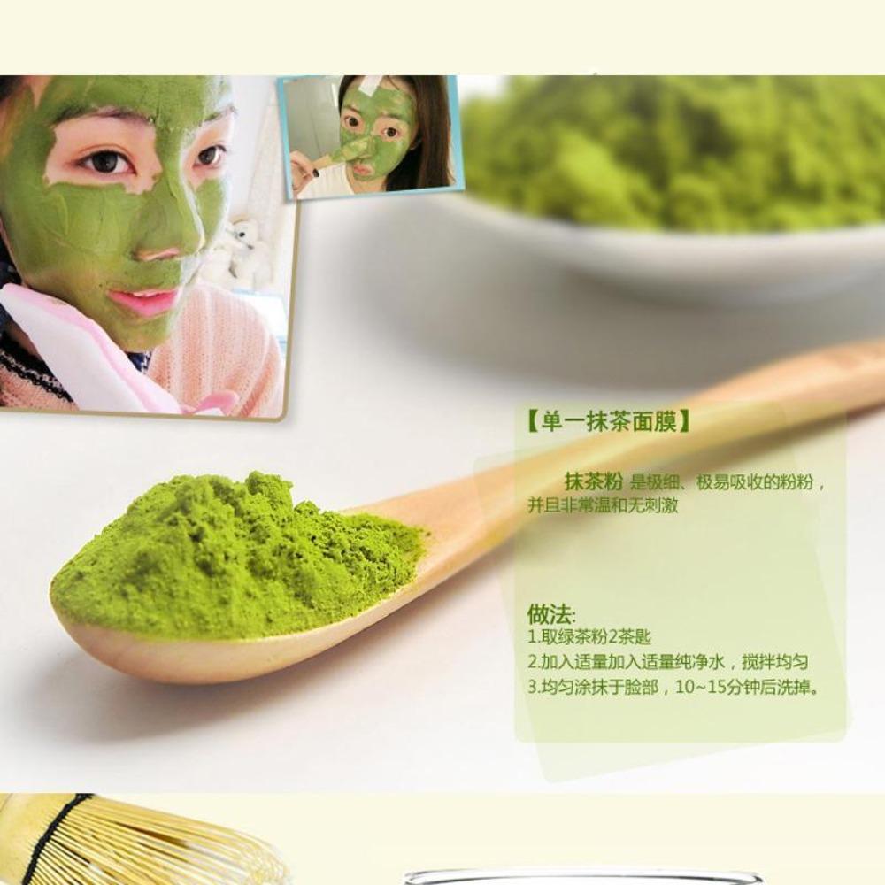 Organic Matcha Powder 100g Pure Green Tea Bags Portable Instant Health Boost Energy