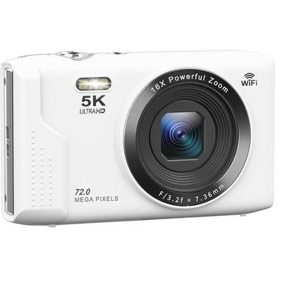 Câmera Digital AiMike (5K, 72 Megapixels)  Câmera Digital com Funcionalidade de Transferência Wi-Fi | Envie Fotos para Smartphone