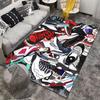 Sneaker Style Art Carpet Suitable As a Non-slip Mat for the Living Room or Bedroom Sofa