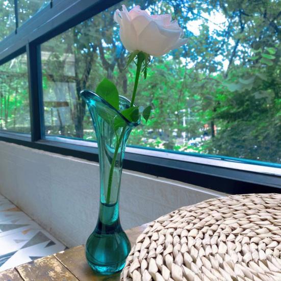 Transparent Acrylic Flower Vase Minimalist Modern Flower Holder Container Home Office Table Centerpiece Decorative Floral Plants Vase