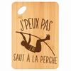 Cutting Board - PLANETEE - Pole Vault I Can't - Bamboo - 30 X 20 X 1 Cm - Hole Ø24 Mm