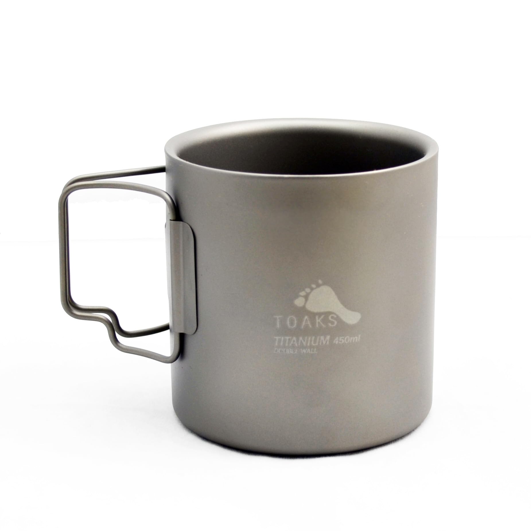 

Titanium double mug 450ml CUP-450-DW серебряный